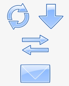 Blue,angle,area - Email, HD Png Download, Transparent PNG
