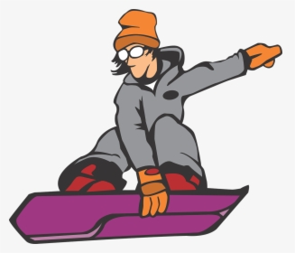 Transparent Cartoon Snowboard, HD Png Download, Transparent PNG