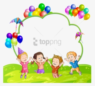 Free Png Kids Balloon Png Image With Transparent Background - Children Background Png, Png Download, Transparent PNG