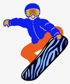 Snowboarder Blue Hat, HD Png Download, Transparent PNG