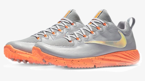 Nike Vapor Speed Turf Le Grey/orange - Sneakers, HD Png Download, Transparent PNG