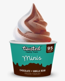 Twisted Frozen Yogurt Chocolate Vanilla, HD Png Download, Transparent PNG