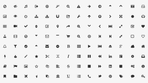 Transparent Font Awesome Icons, HD Png Download, Transparent PNG