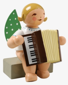 Angel Sitting With Accordion, HD Png Download, Transparent PNG