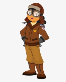 Collection Of Girl - Pilot Clip Art, HD Png Download, Transparent PNG
