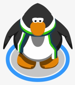 Green And Blue Scarf Ig - Club Penguin Penguin Sprite, HD Png Download, Transparent PNG