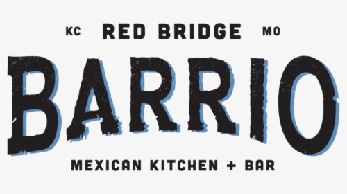 Barrio Logos Red Bridge Black 8april19 - Graphics, HD Png Download, Transparent PNG