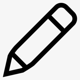 Transparent Pen Clipart - Outline Of A Pencil, HD Png Download, Transparent PNG