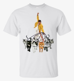 Freddie Mercury Cat Funny Shirt, HD Png Download, Transparent PNG