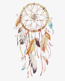 Dreamcatcher, Painting, Watercolor Painting, Feather, - Pink Dream Catcher Art, HD Png Download, Transparent PNG