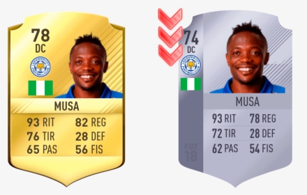 Is Musa The Most Op Player In Fifa17 - Carta Plata Fifa 18, HD Png Download, Transparent PNG