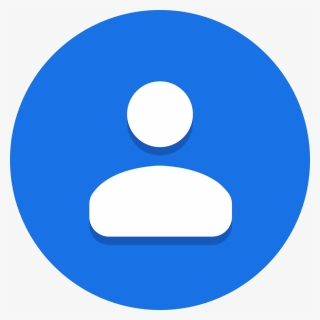 Google Contacts Icon - Facebook Messenger Round Icon, HD Png Download, Transparent PNG