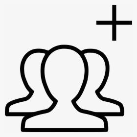 Group S Contacts People Add New Create Svg Png Icon - People Love Icon Png, Transparent Png, Transparent PNG