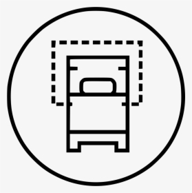Hotel Restaurant Single Bed One Person Furnoture Png - Circle, Transparent Png, Transparent PNG