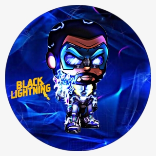 Black Lightning Icon  sticker Art By Stevensondrawings - Cartoon, HD Png Download, Transparent PNG