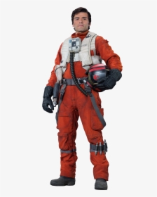 Poe Dameron Star Wars Ep7 The Force Awakens Characters - Star Wars Poe Dameron Png, Transparent Png, Transparent PNG