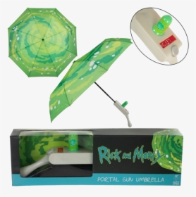 Rick And Morty Portal Gun Compact Umbrella      Data - Rick And Morty Umbrella, HD Png Download, Transparent PNG