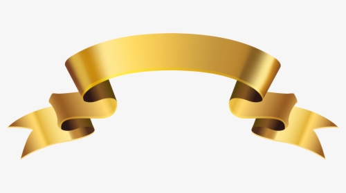 High Quality Images, Banners, Ribbons, Clip Art, Bias - Gold High Resolution Ribbon, HD Png Download, Transparent PNG
