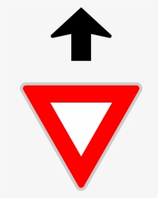 Sign With Triangle And Arrow, HD Png Download, Transparent PNG