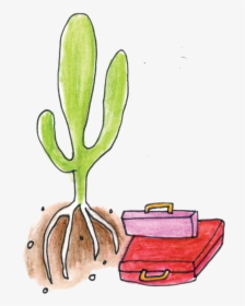 Seedling Baggage - Illustration, HD Png Download, Transparent PNG