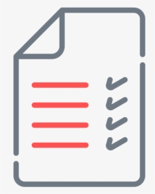 Icon Of A Checklist - Locked Paper Icon, HD Png Download, Transparent PNG