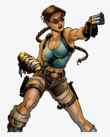 Ur Reaction If They Make A New Tomb Raider 1 Remake - Comic Lara Croft Render, HD Png Download, Transparent PNG