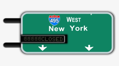 Vector Image Of Interstate Highway Sign With A Led - Sign, HD Png Download, Transparent PNG