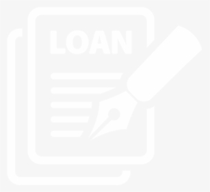 White Finance Icon - Loan White Icon Png, Transparent Png, Transparent PNG