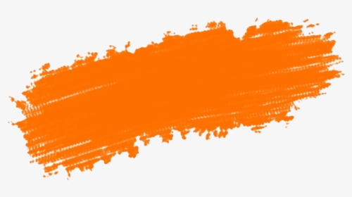 Orange Brush Stroke Clip Art, HD Png Download, Transparent PNG