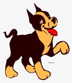 Dog Black Clipart Png - Animated Dog Clipart, Transparent Png, Transparent PNG