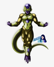 Golden Frieza By Ingridmz - Frieza, HD Png Download, Transparent PNG