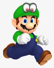 Mario And Luigi Png - Super Mario Odyssey Luigi Costume, Transparent Png, Transparent PNG