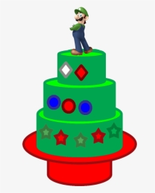 Luigi S Cake Missing Shape - Mario And Luigi, HD Png Download, Transparent PNG