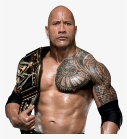 Johnson Reportedly Set To Return To Wwe Png Image - Rock Wwe Champion Png, Transparent Png, Transparent PNG