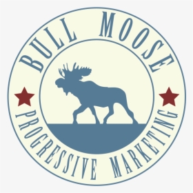 Industrial Marketing Through Bull Moose Progressive - Silhouette, HD Png Download, Transparent PNG