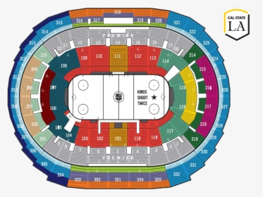 Seat Map Of La Kings At Staples Center - Staples Center Map La Kings, HD Png Download, Transparent PNG