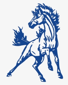 Stallion Clipart Mustang Logo - Cedar Cliff High School Logo, HD Png Download, Transparent PNG