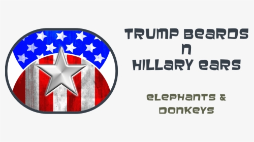 Trump Beards N Hillary Ears Imessage Digital Stickers - Icpv3, HD Png Download, Transparent PNG