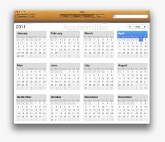 Lion Ical - Free Printable 12 Month 2020 Calendar, HD Png Download, Transparent PNG