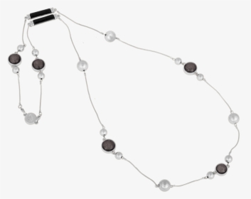 Ioaku Moon Iconic Silver Sparkle Grey - Necklace, HD Png Download, Transparent PNG