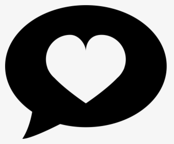 Hype Machine Logo Comments - Heart In Speech Bubble, HD Png Download, Transparent PNG