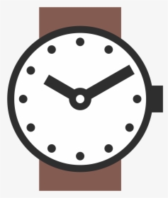 Clipart Clock Emoji - Emoji Montre, HD Png Download, Transparent PNG