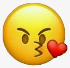 Heart Emoji Angry Kiss Iphoneemoji Emoticon - Angry Kiss Emoji Png, Transparent Png, Transparent PNG
