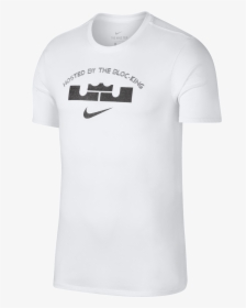 Nike Lebron James Block Party Dry Tee - White Gucci T Shirt Png, Transparent Png, Transparent PNG