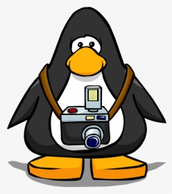 Club Penguin Ski Hill Camera , Png Download - Penguin With Top Hat, Transparent Png, Transparent PNG