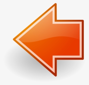 Orange Back Button, HD Png Download, Transparent PNG