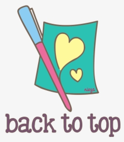 Cute Back To Top Button - Cute Back Button Png, Transparent Png, Transparent PNG