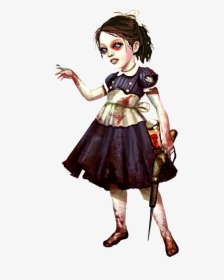 #zombie #girl #halloween #freetoedit - Bioshock Little Sister Concept Art, HD Png Download, Transparent PNG