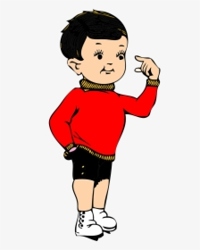 Boy Pointing Me Clipart, HD Png Download, Transparent PNG