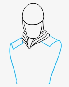 How To Draw Scorpion From Mortal Kombat - Sketch, HD Png Download, Transparent PNG